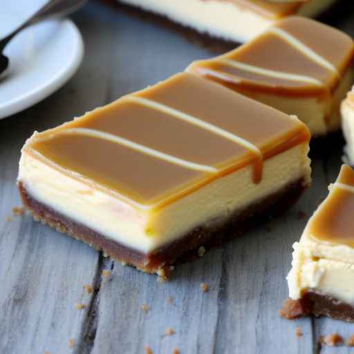 Salted Caramel Cheesecake Bars