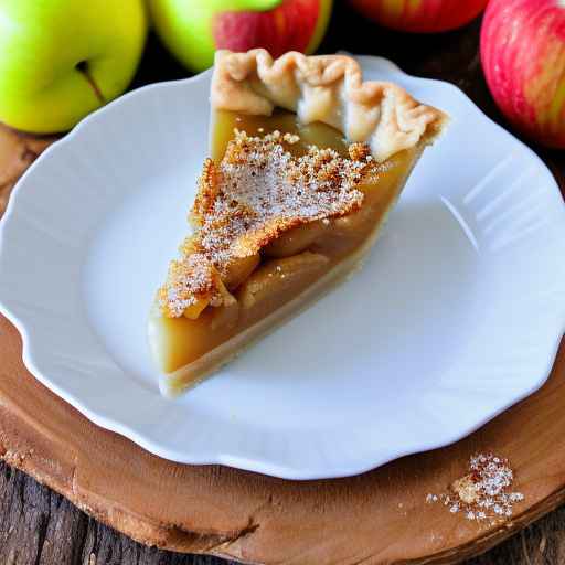 Salted Honey Pie with Apples