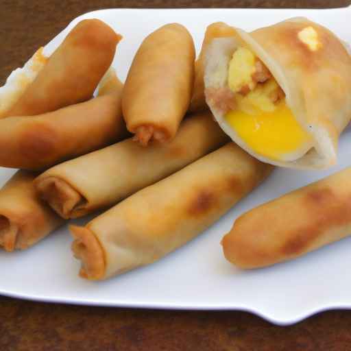 Sausage and Egg Breakfast Eggrolls