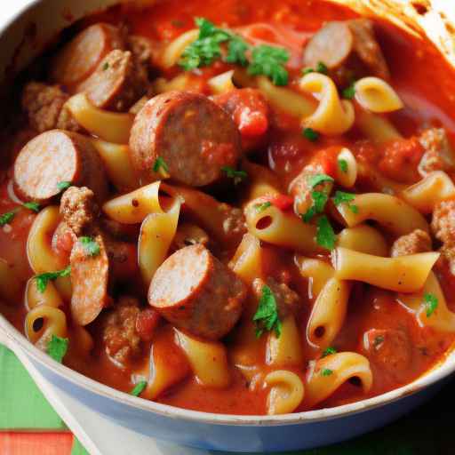 Sausage and Pepper Goulash