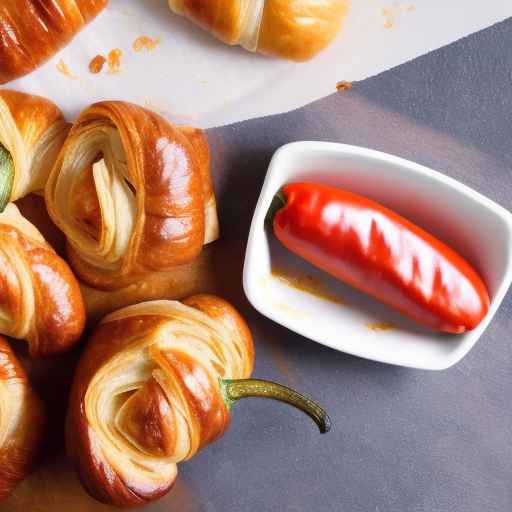 Sausage, Peppers, and Onions Croissants