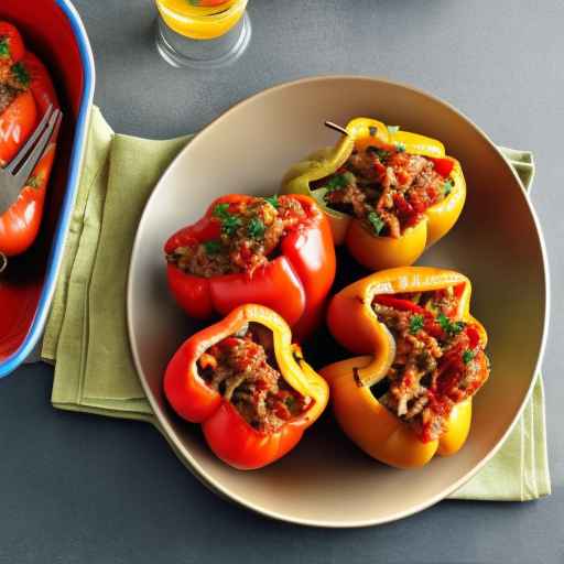 Savory Brisket Stuffed Peppers