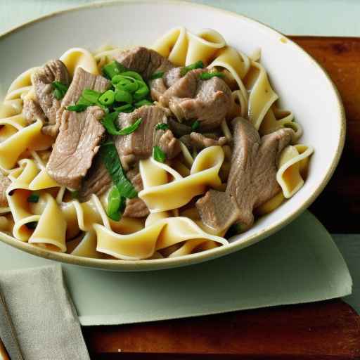 Savory Creamy Beef and Noodles