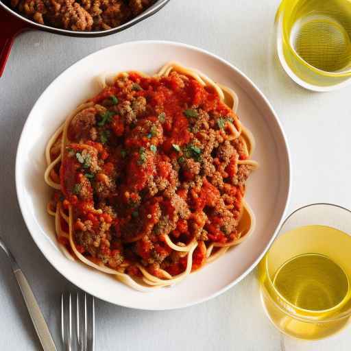 Savory Ground Beef Bolognese