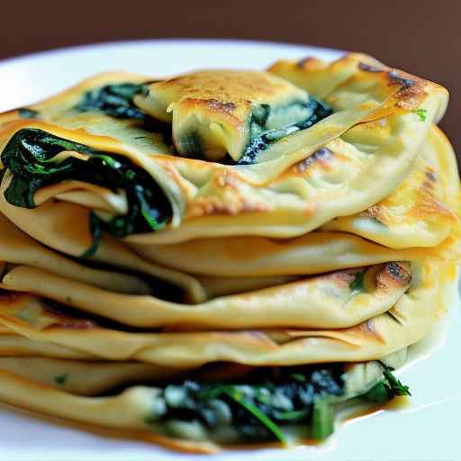 Savory Mushroom and Spinach Blintzes