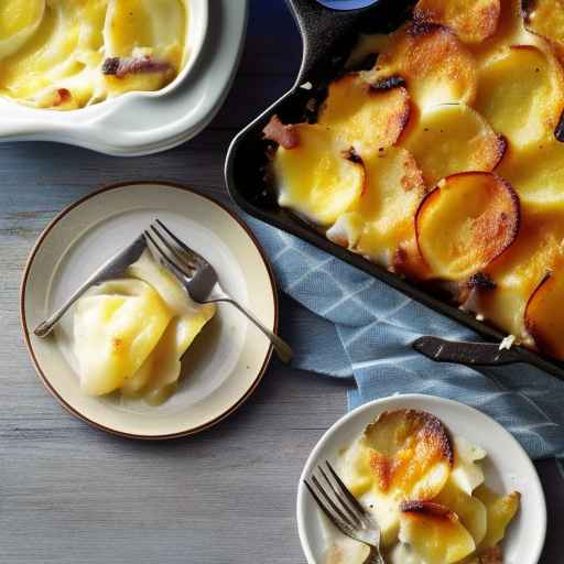 Scalloped Potatoes with Ham and Cheese