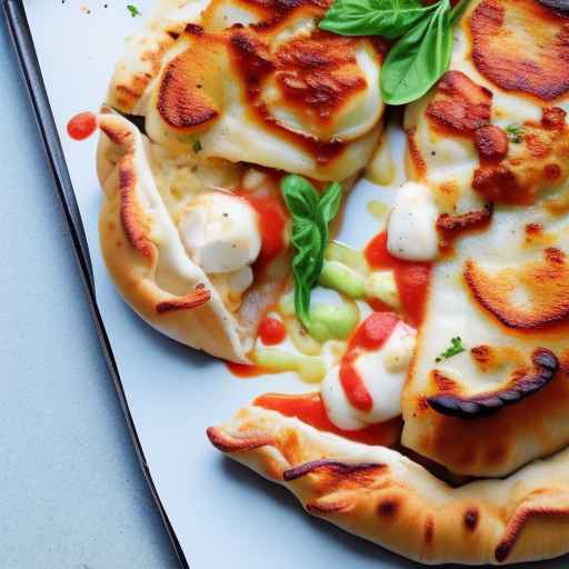 Scallops and Mozzarella Calzone