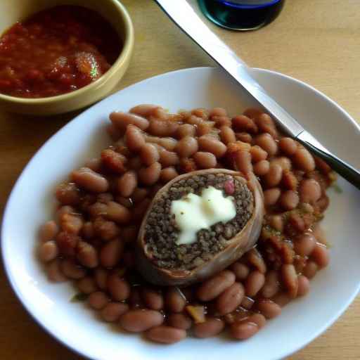 Scottish-style Haggis and Beans