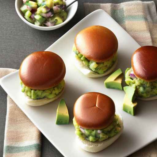 Sea and Avocado Salsa Sliders