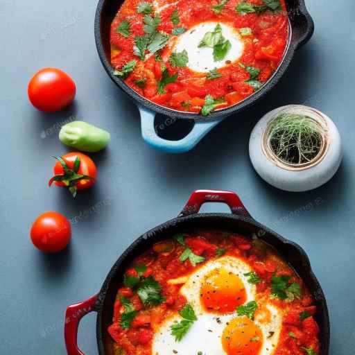 Shakshuka with Tomatoes and Peppers