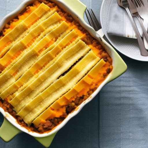 Shepherd's pie with sweet potato casserole