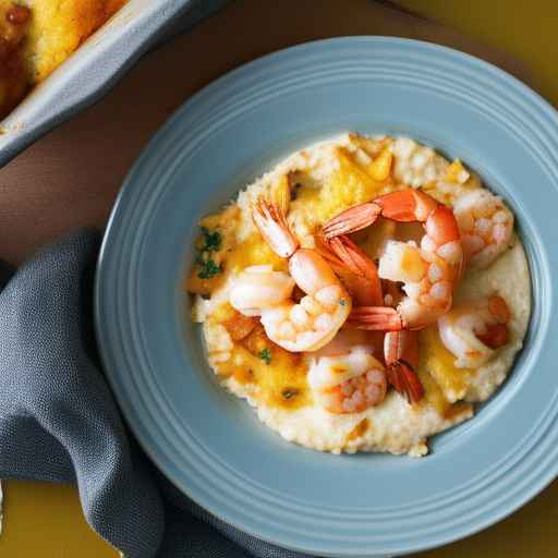 Shrimp and Grits Bake