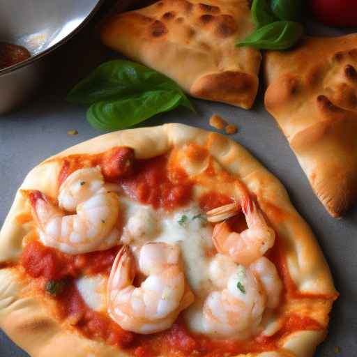 Shrimp and Mozzarella Calzone