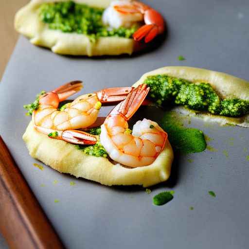 Shrimp and Pesto Hand Pie