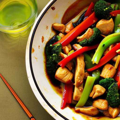 Sichuan Chicken and Vegetable Stir-Fry