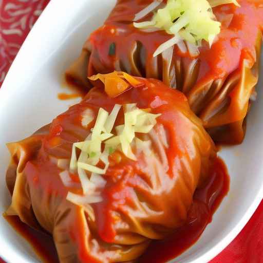 Slow Cooker Cabbage Rolls with Tomato Sauce