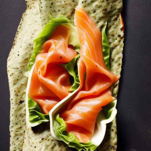 Smoked Salmon Wraps with Green Spread