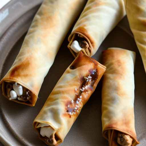 S'mores Egg Rolls