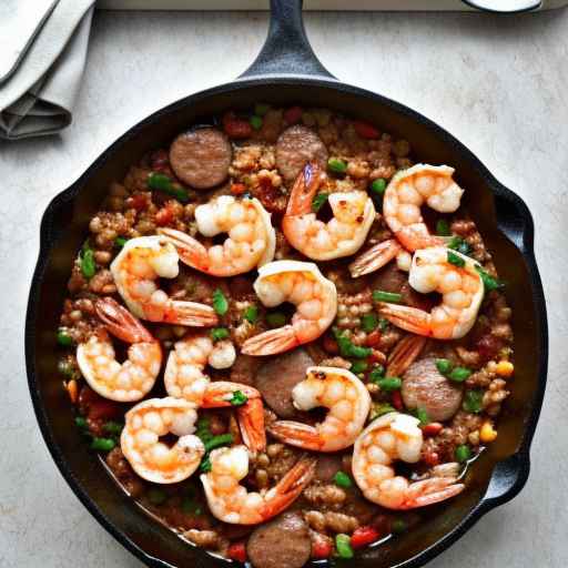 Southern-Style Sausage and Shrimp Skillet