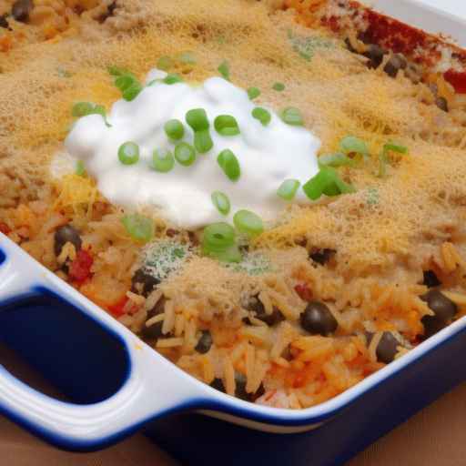 Southwest Chicken and Rice Bake