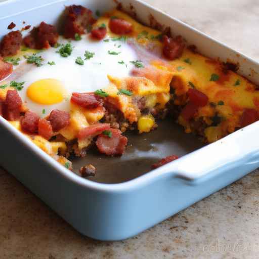 Southwest Chorizo Breakfast Bake