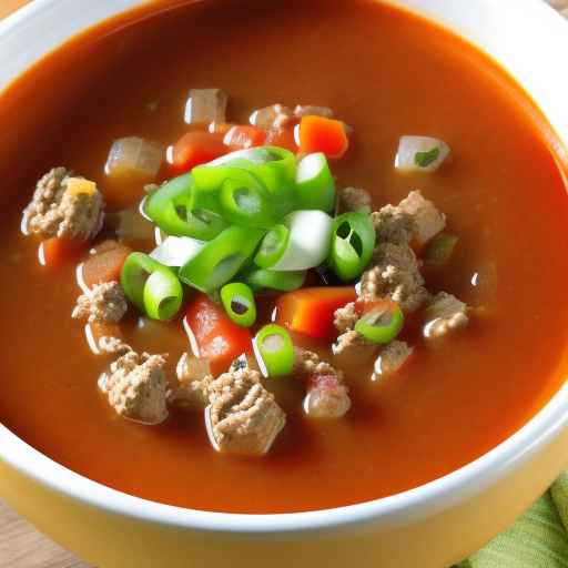 Southwestern Style Ground Meat Soup