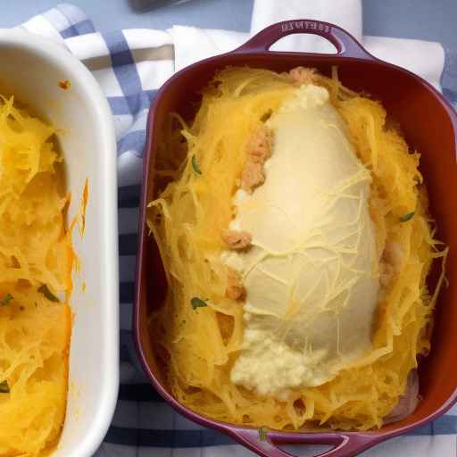 Spaghetti Squash and Turkey Bake