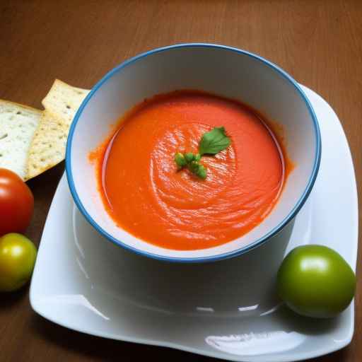 Spanish cold tomato soup