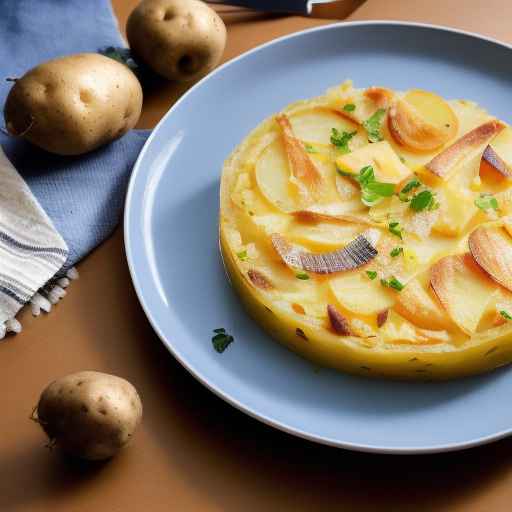 Spanish Tortilla with Potatoes and Onion