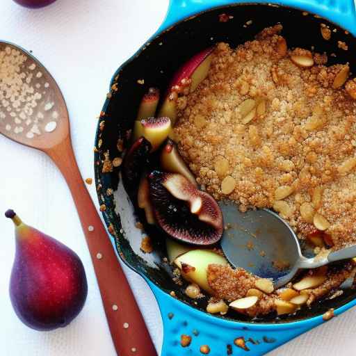 Spiced Pear and Fig Crumble
