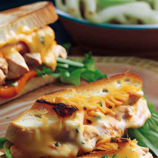 Spicy and Cheesy Chicken Melt
