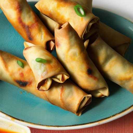 Spicy Asian-inspired egg rolls