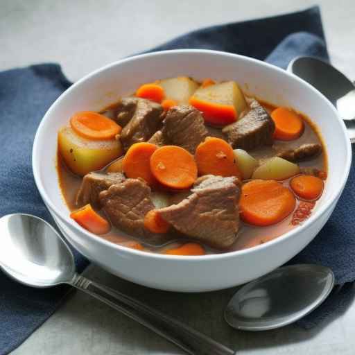 Spicy Beef and Potato Stew with Carrots