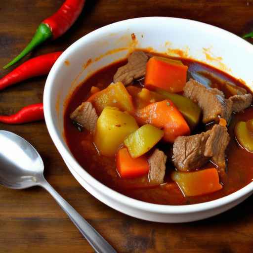 Spicy Beef and Vegetable Stew