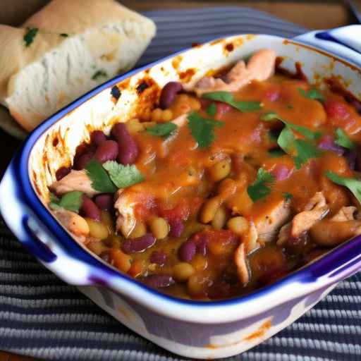 Spicy Chicken and Bean Casserole