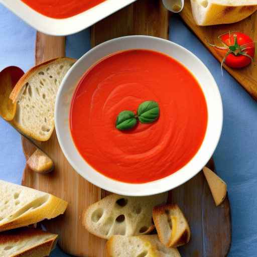 Spicy gazpacho-style tomato soup