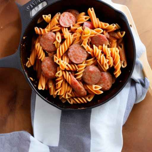 Spicy Sausage and Sweet Potato Pasta