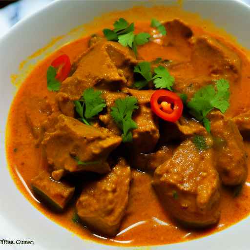 Spicy Tushonka Curry with Coconut Milk