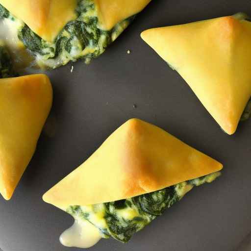 Spinach and Cheese Triangles