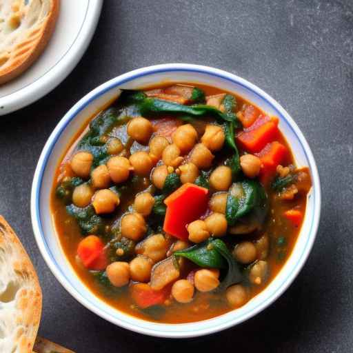 Spinach and Chickpea Stew