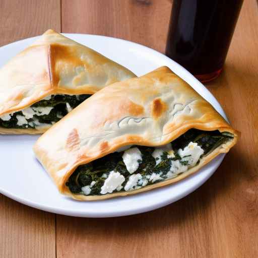 Spinach and Feta Pasty