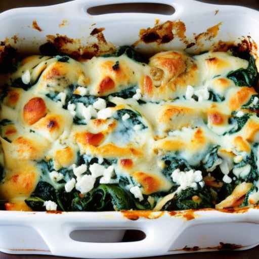 Spinach and Feta Stuffed Chicken Bake