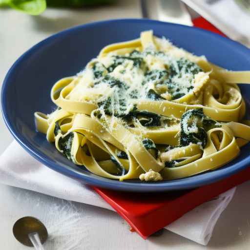 Spinach and Ricotta Fettuccine