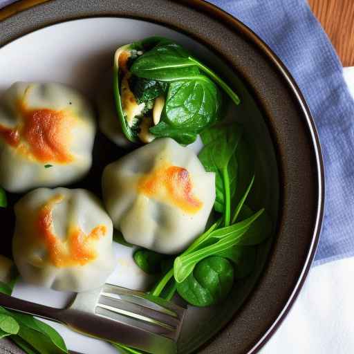 Spinach and Ricotta Stuffed Dumplings