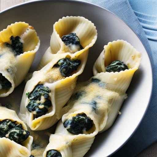 Spinach and Ricotta Stuffed Shells Bake