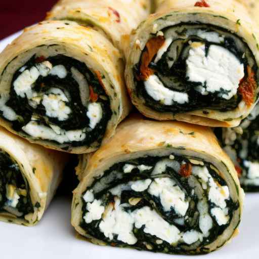 Spinach, Feta, and Sundried Tomato Rolls