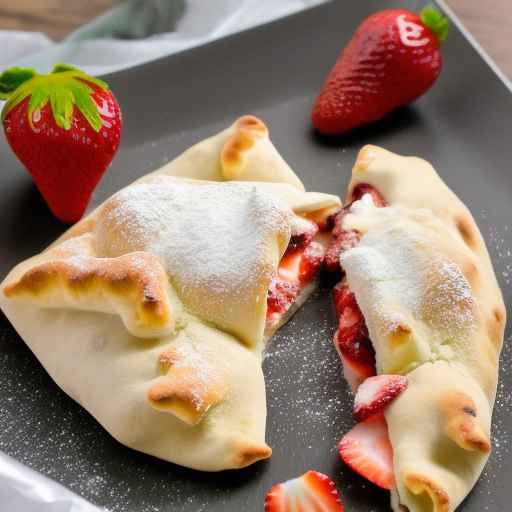 Strawberry and Cream Cheese Calzone