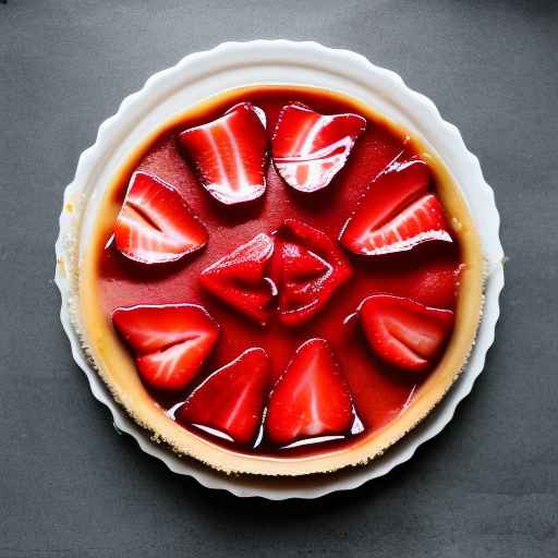 Strawberry Flan