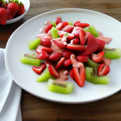 Strawberry Kiwi Sensation with Honey Lime Dressing