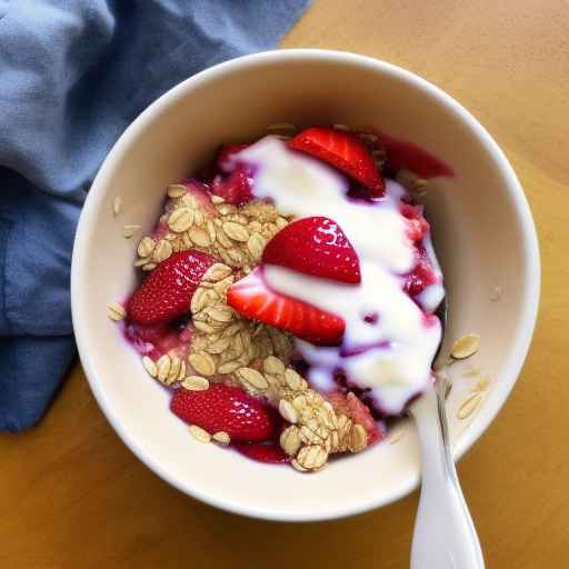 Strawberry Oatmeal Crumble